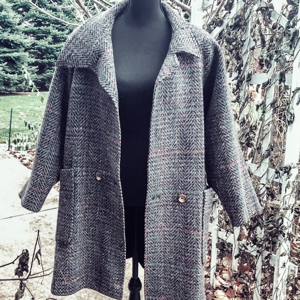 Vintage Multi-color Wool coat